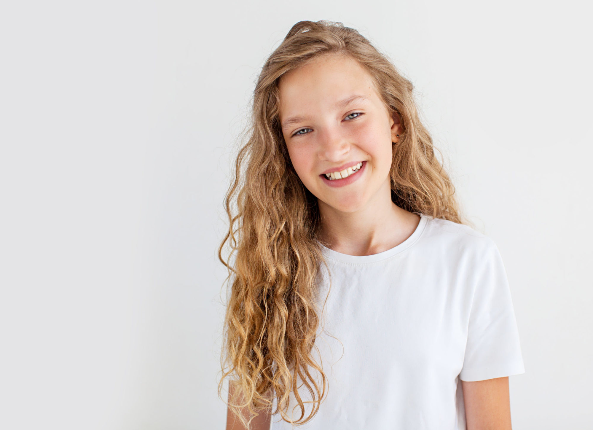 Kid smiling